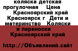 коляска детская прогулочная  › Цена ­ 2 500 - Красноярский край, Красноярск г. Дети и материнство » Коляски и переноски   . Красноярский край